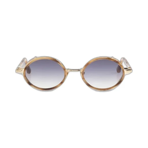 John Dalia Steve Round Sunglasses