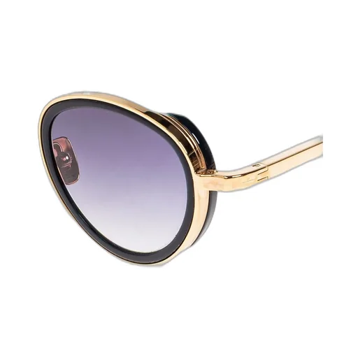 John Dalia Christian Round Sunglasses