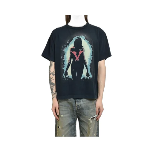 V T-Shirt / Black
