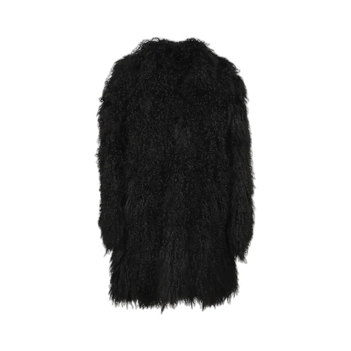 Reversible Mongolian Lambskin Coat / Noir Proxenete