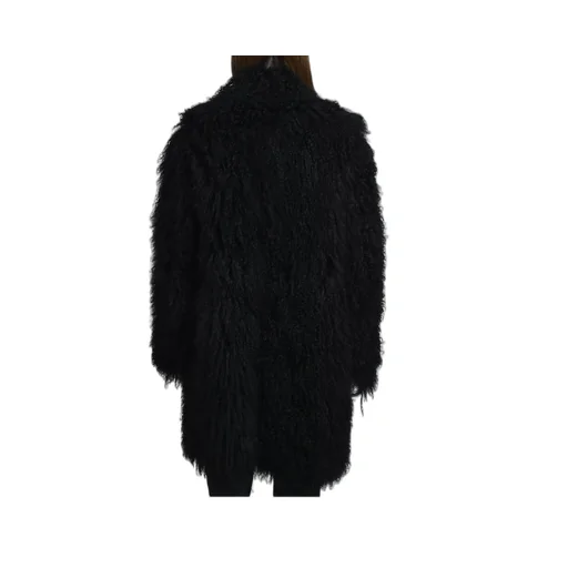 Reversible Mongolian Lambskin Coat / Noir Proxenete