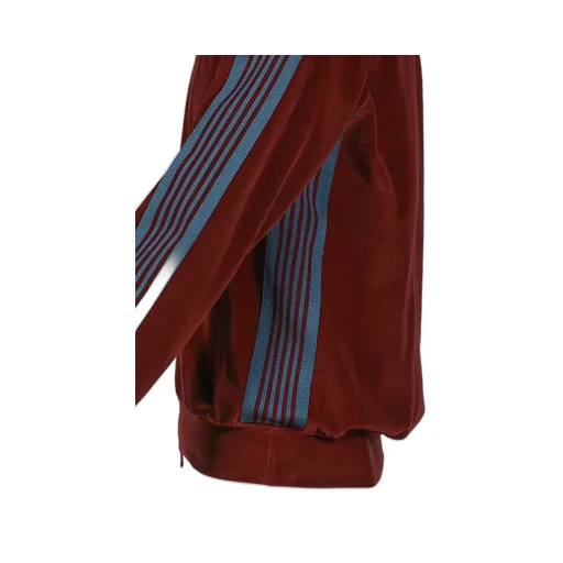 Rib Collar Track Jacket - C/Pe Velour / Bur