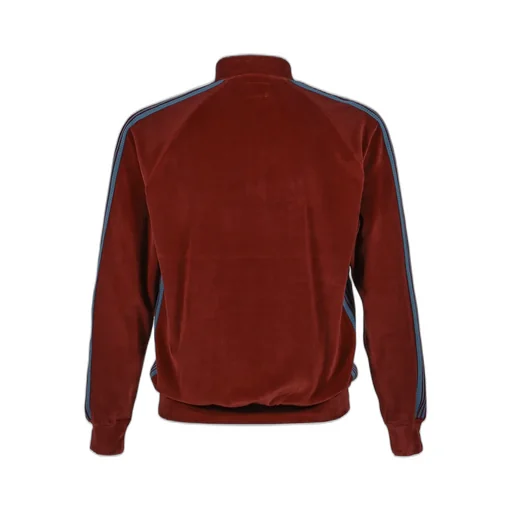 Rib Collar Track Jacket - C/Pe Velour / Bur