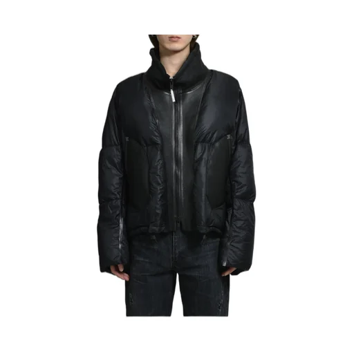 Down High Neck Bombers / Noir Reactive