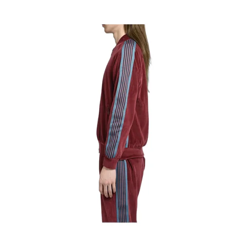 Rib Collar Track Jacket - C/Pe Velour / Bur