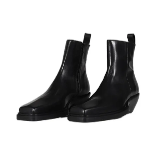 Ankle Boot - Black Leather / Blk