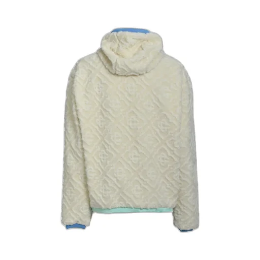 Monogram Fleece Jacket / O.Wht