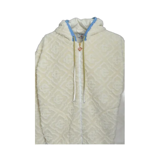 Monogram Fleece Jacket / O.Wht