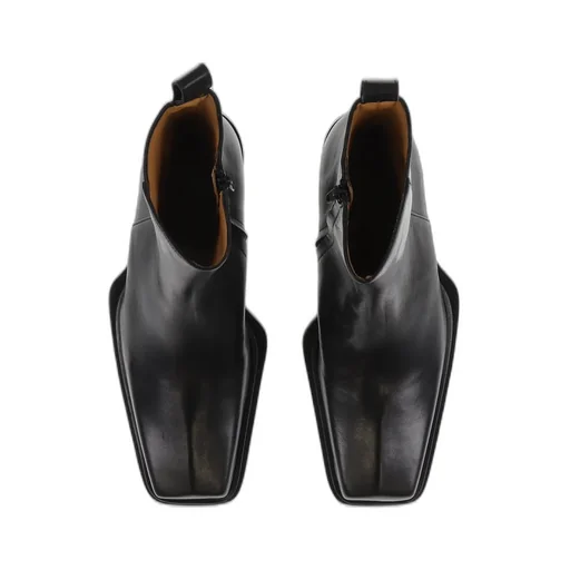 Ankle Boot - Black Leather / Blk