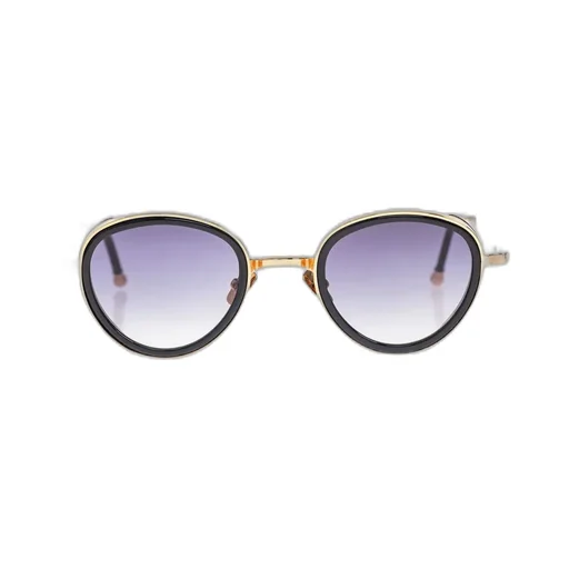 John Dalia Christian Round Sunglasses