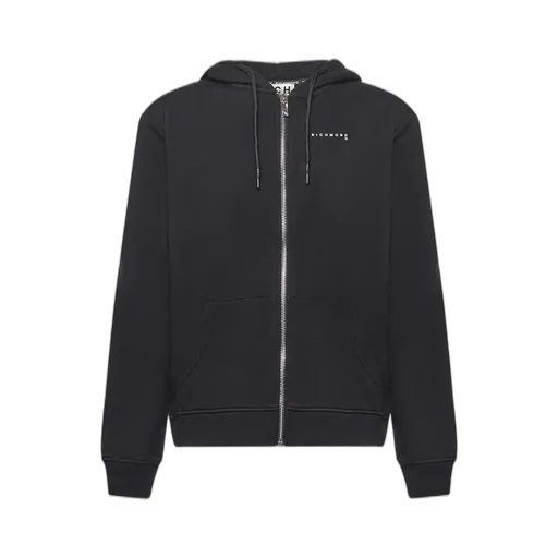John Richmond Zip-Up Hooded Sweater