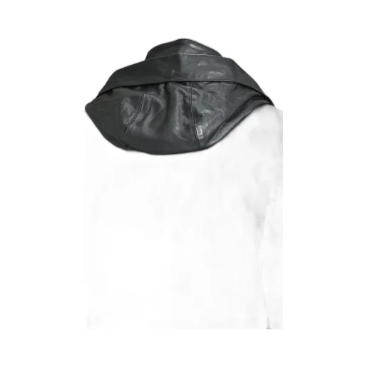 Horse Leather Glove Attached Jacket / Blk