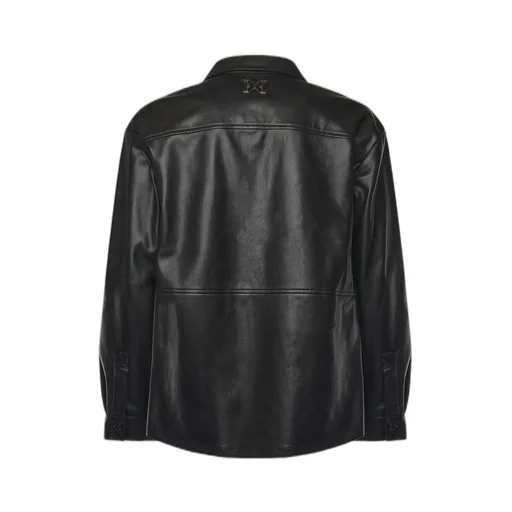 John Richmond Faux Leather Shirt
