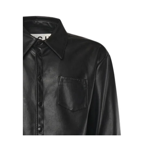 John Richmond Faux Leather Shirt