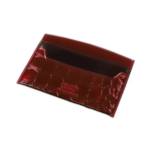 Nothing To Hide Vinyl Card Case / Red
