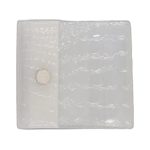 Nothing To Hide Vinyl Card Wallet / Wht