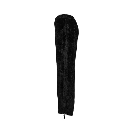Crush Velvet Pants / Black