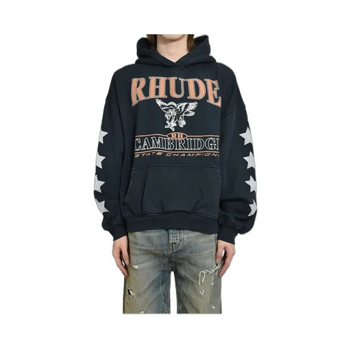 Cambridge State Champs Hoodie / Vtg Blk