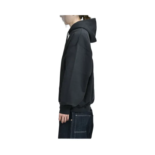 Polizei Oversized Hoodie / Washed Blk
