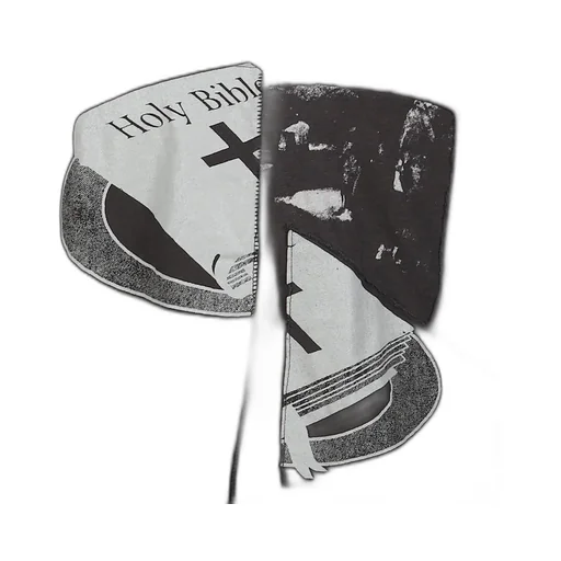 Holy Bible Assemblage T-Shirt / Blk