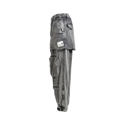Waist Layerd Flight Pants / Blk