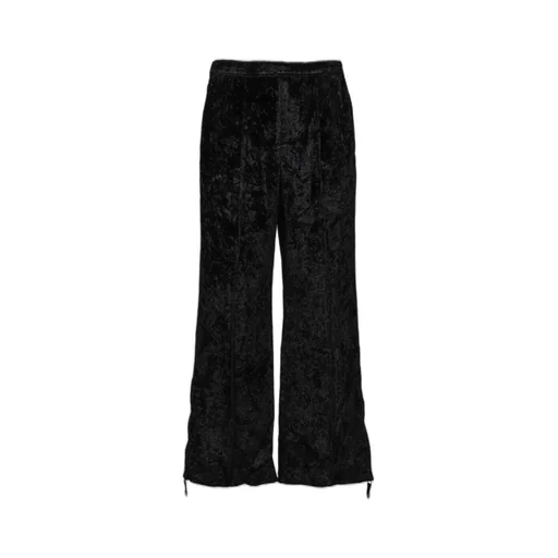 Crush Velvet Pants / Black
