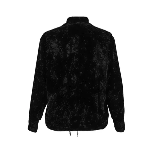 Crush Velvet Blouson / Black