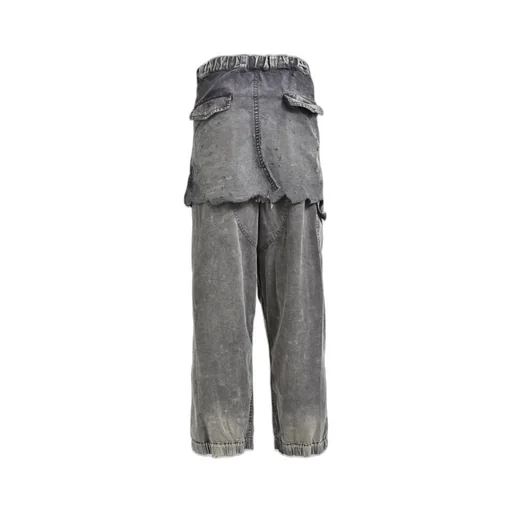 Waist Layerd Flight Pants / Blk