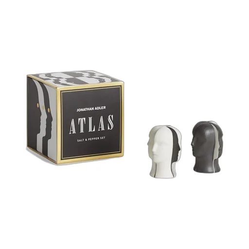 Jonathan Adler Atlas Salt & Pepper Set