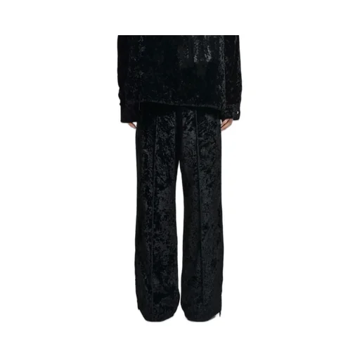 Crush Velvet Pants / Black