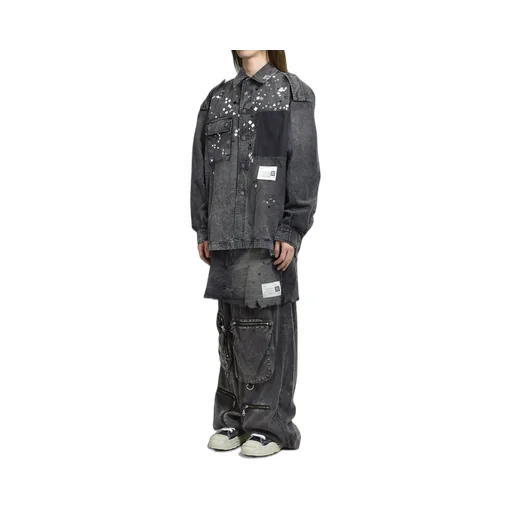 Waist Layerd Flight Pants / Blk