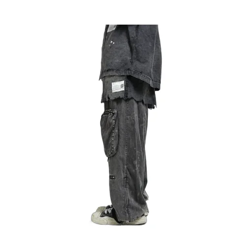 Waist Layerd Flight Pants / Blk