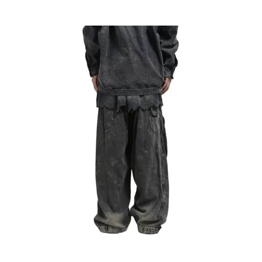 Waist Layerd Flight Pants / Blk