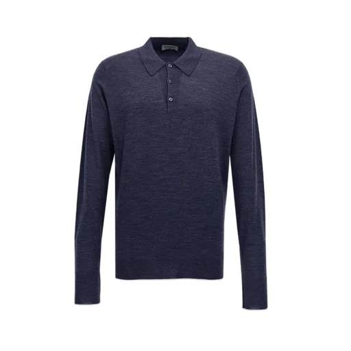 John Smedley Dorset Long-Sleeve Polo Shirt