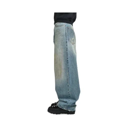 Distressed Baggy Jeans / Distressed Lt. Blu