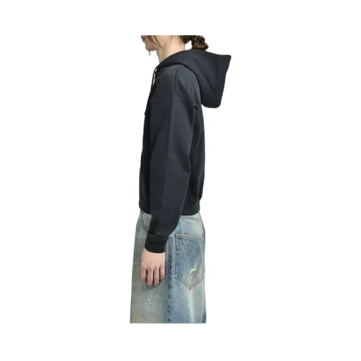 Polizei Fitted Zip-Up Hoodie / Blk