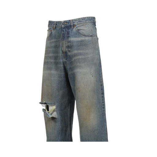 Distressed Baggy Jeans / Distressed Lt. Blu