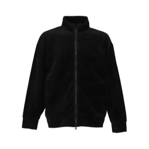 Velour Track Jacket / Black