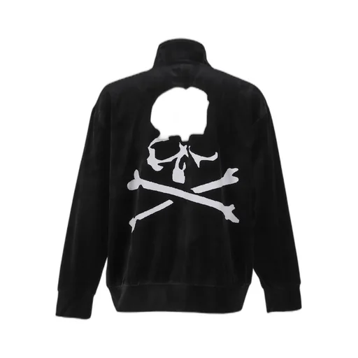 Velour Track Jacket / Black
