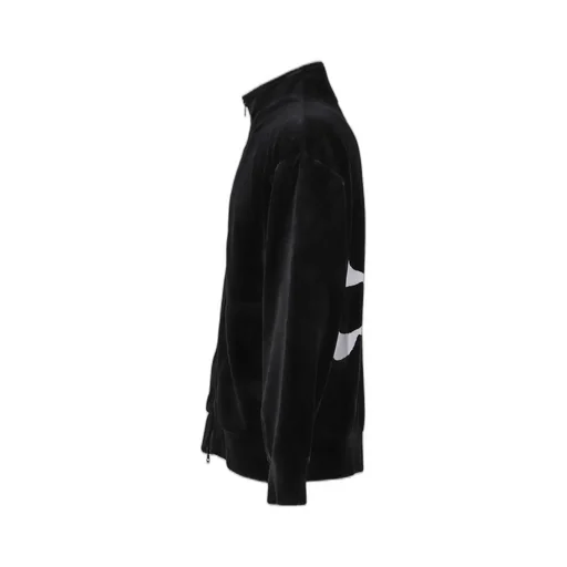 Velour Track Jacket / Black