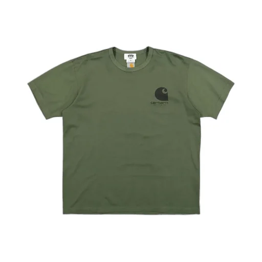 Junya Watanabe X Carhartt Wip Logo Printed Crewneck T-Shirt