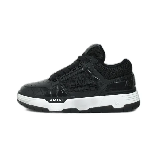Croc Debossed Ma-1 / Black