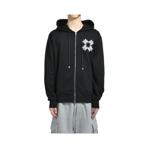 Ma Quad Zip Up Hoodie / Black