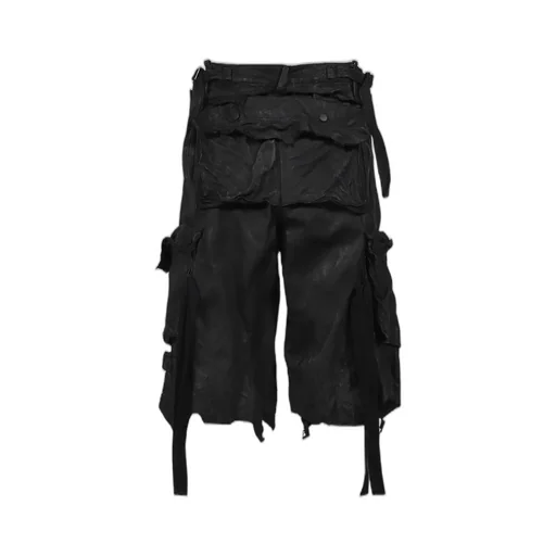 Rustic Edged Hbt Short / Black