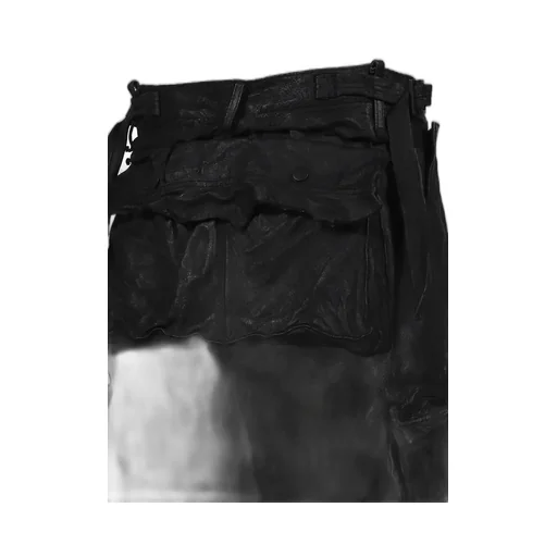 Rustic Edged Hbt Short / Black