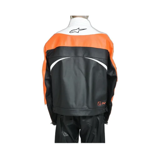 Race Craft Leather Jacket / Org