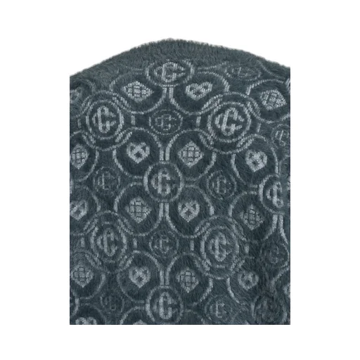 Fluffy Monogram Crew Neck / Gry