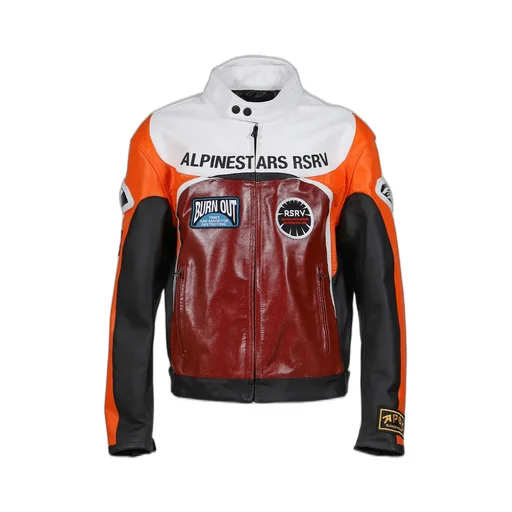 Race Craft Leather Jacket / Org