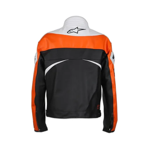 Race Craft Leather Jacket / Org