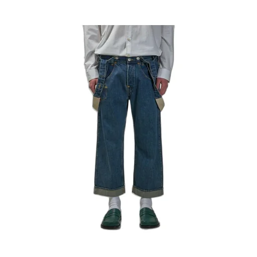 Junya Watanabe Man Washed Cropped Trousers